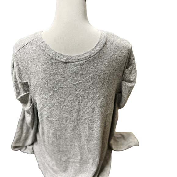 A New Day soft grey long sleeve sweater - Picture 2 of 6